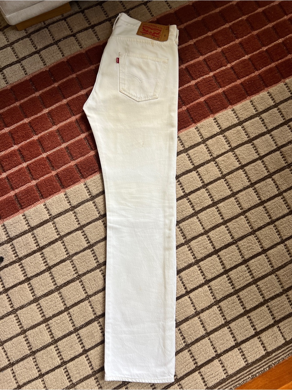Vintage Levi's 501 - White - Size 30x 32
